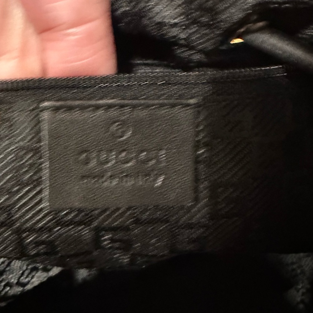 Small hobo leather shoulder bag